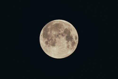 Gratis lagerfoto af fuldmåne, måne, månefotografering