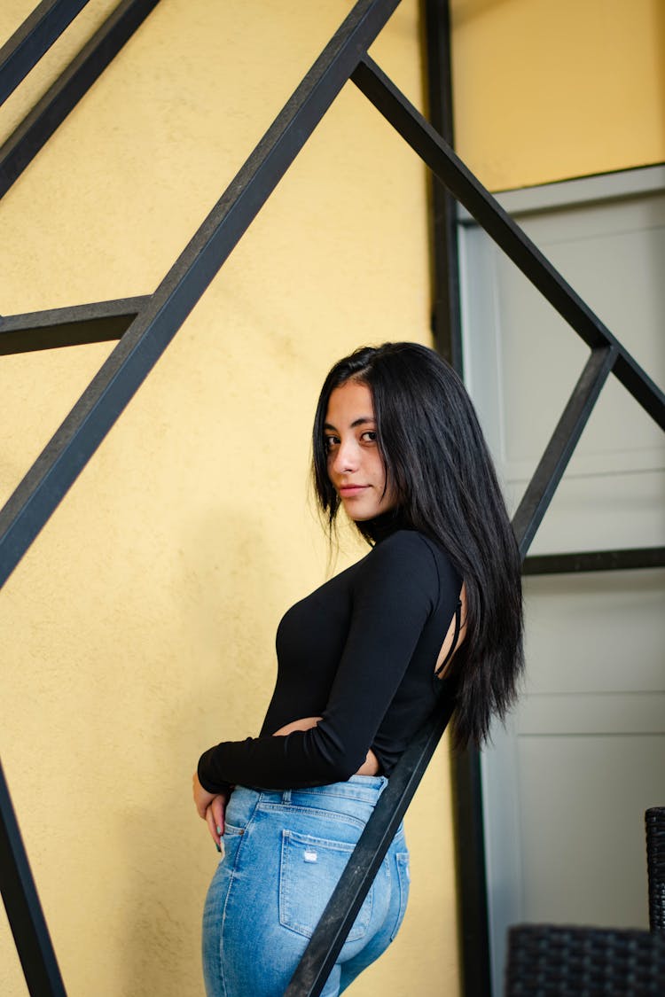 Brunette In Jeans