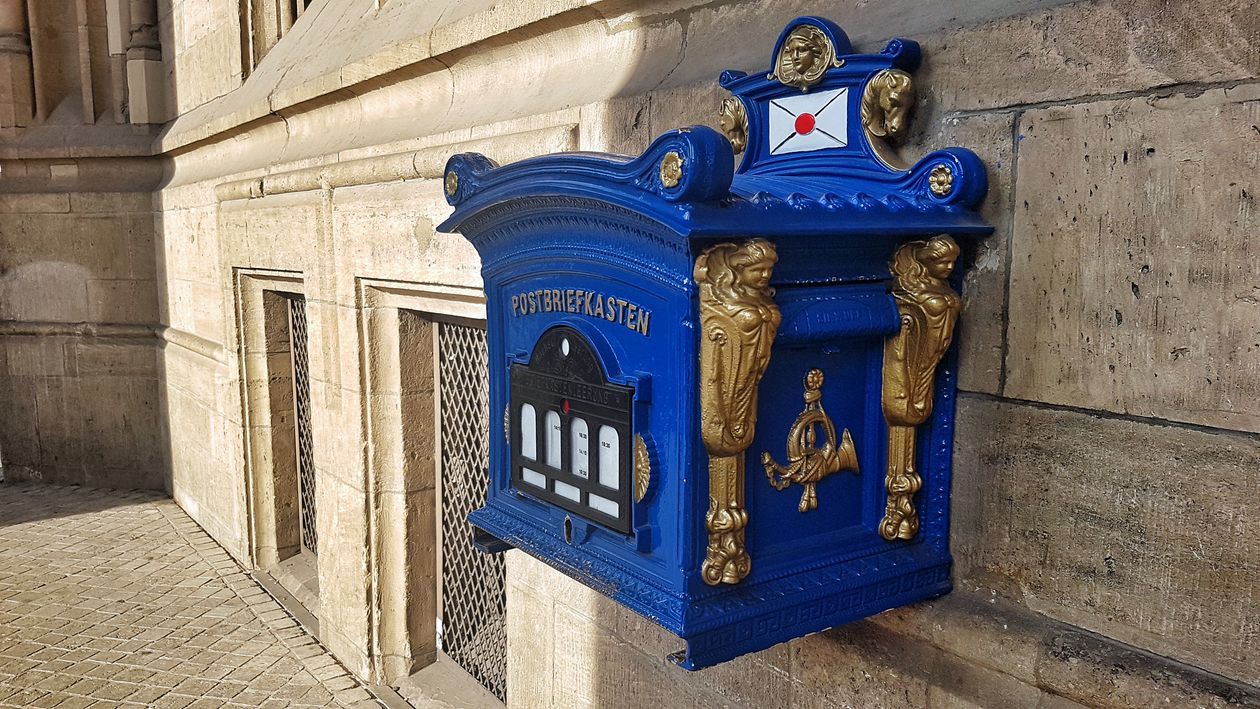Free Stock Photo Of Blue Mail Mailbox free-stock-photo-of-blue-mail-mailbox