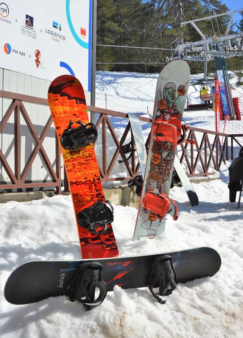 Free Snowboards Stock Photo
