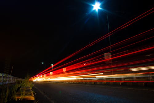 Free stock photo of light beam, light rales, long exposure