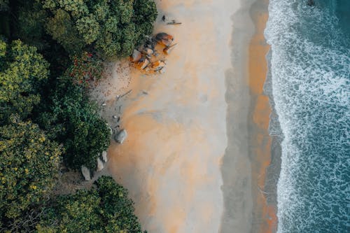 бесплатная Бесплатное стоковое фото с Аэрофотосъемка, берег, вид сверху Стоковое фото