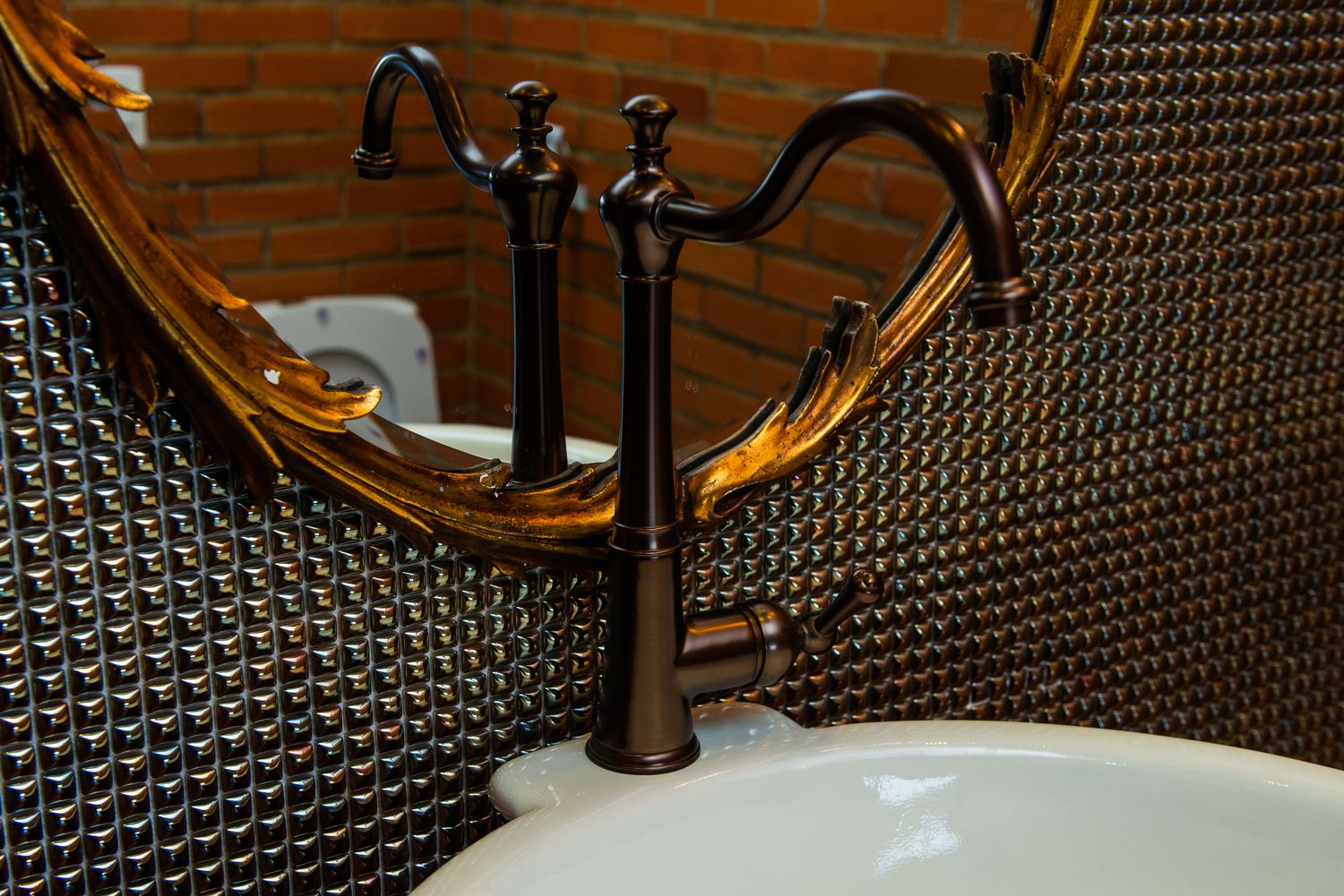 Luxury bathroom faucet