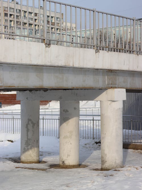 Photo of a Bridge in Winter 