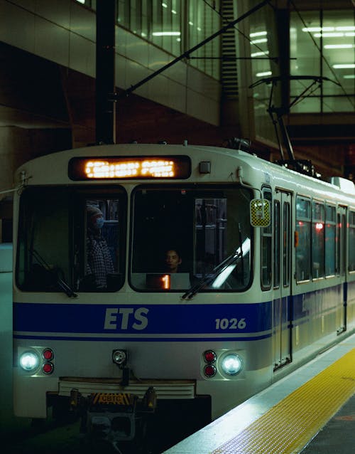 Subway Train at the Station