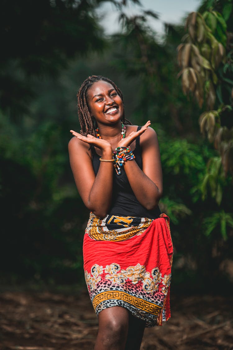 African Woman Smiling