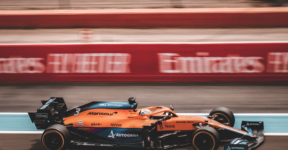 Formula One Car on Racing Track · Free Stock Photo