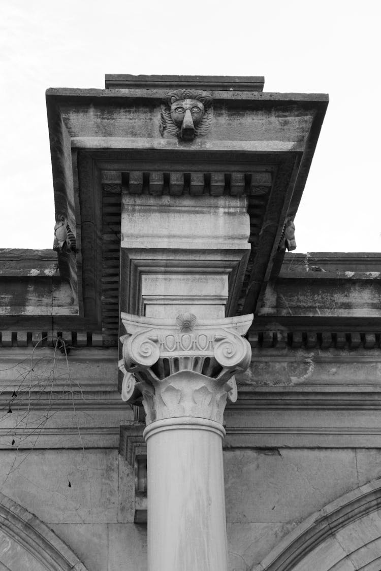 Ornamented Classical Column 