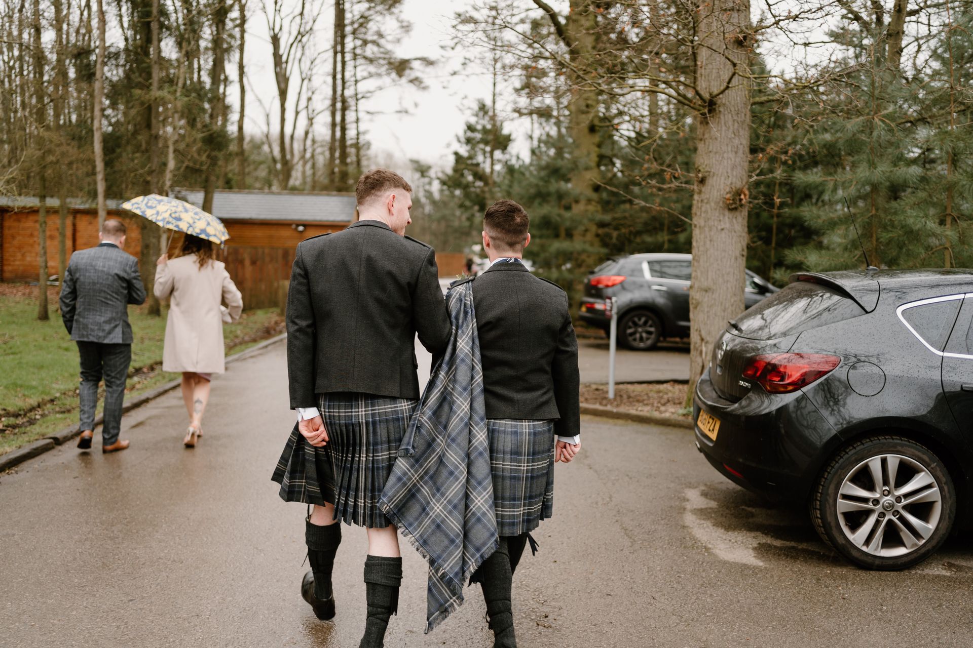 Men Wearing Kilt