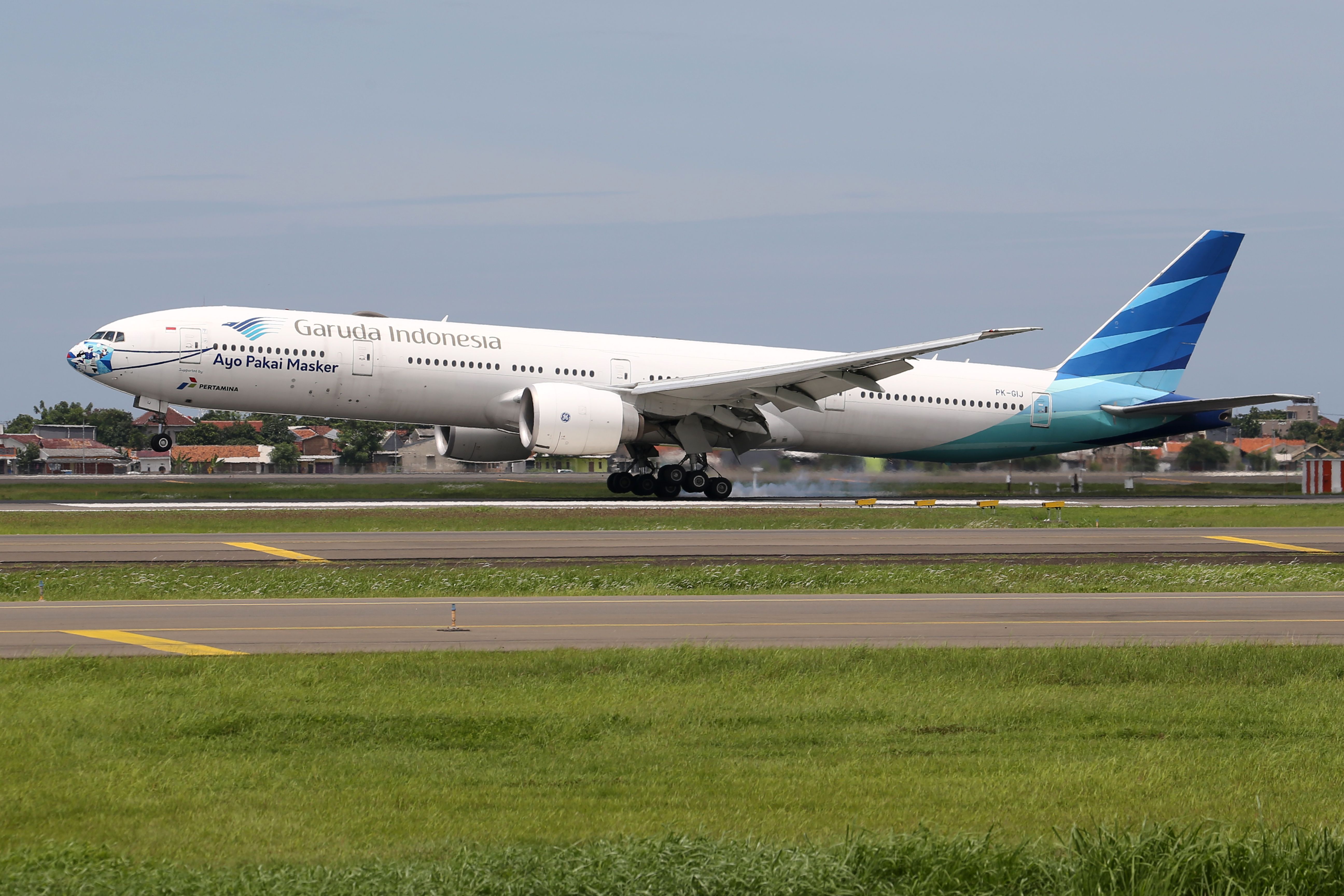 Airplane Taking off Runway