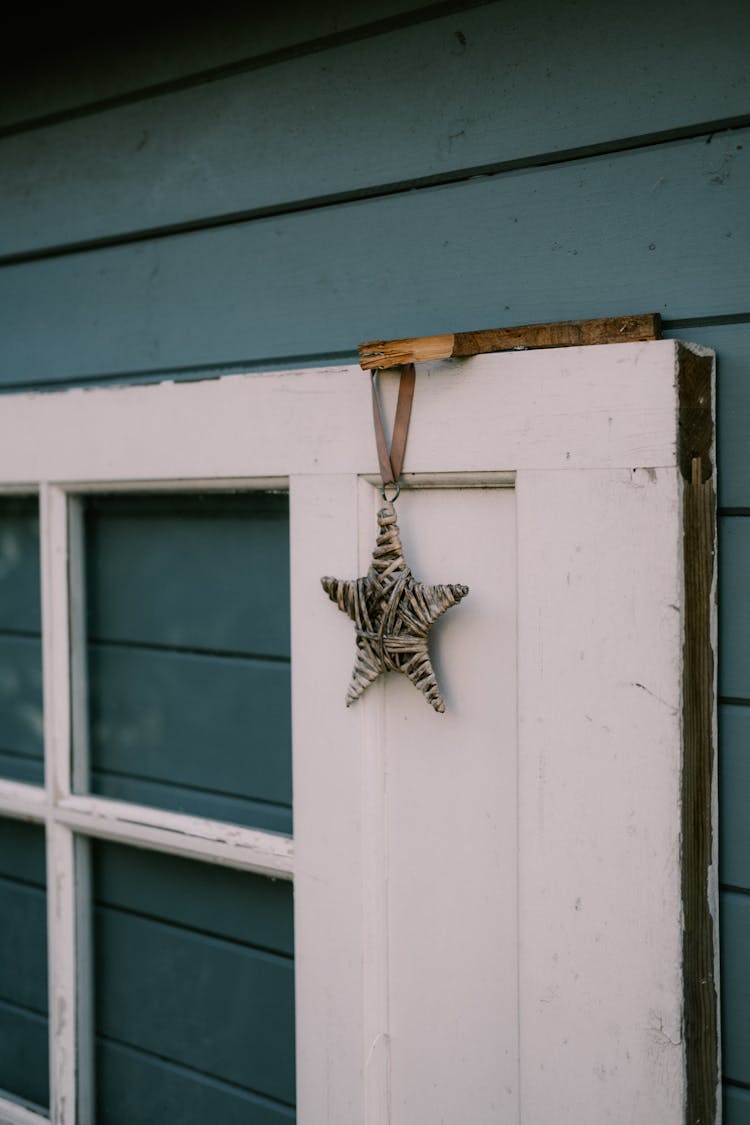 Christmas Ornament On House