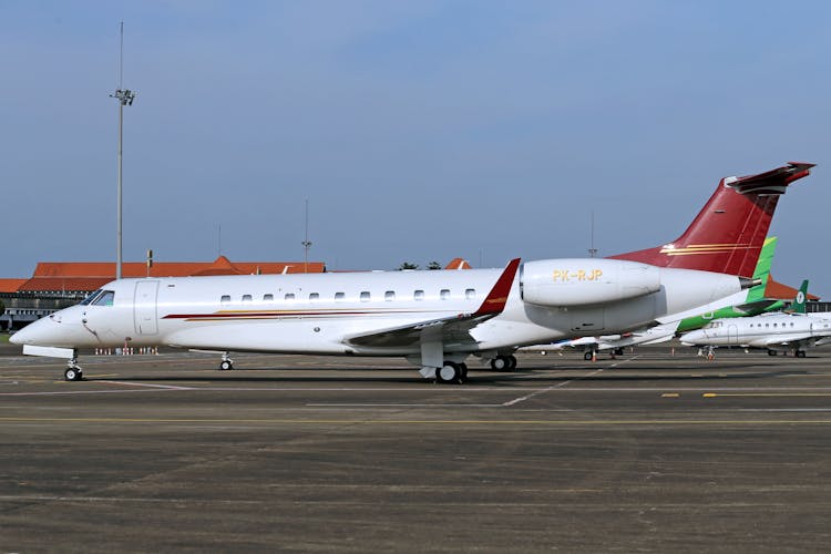 Jet On Airport Apron