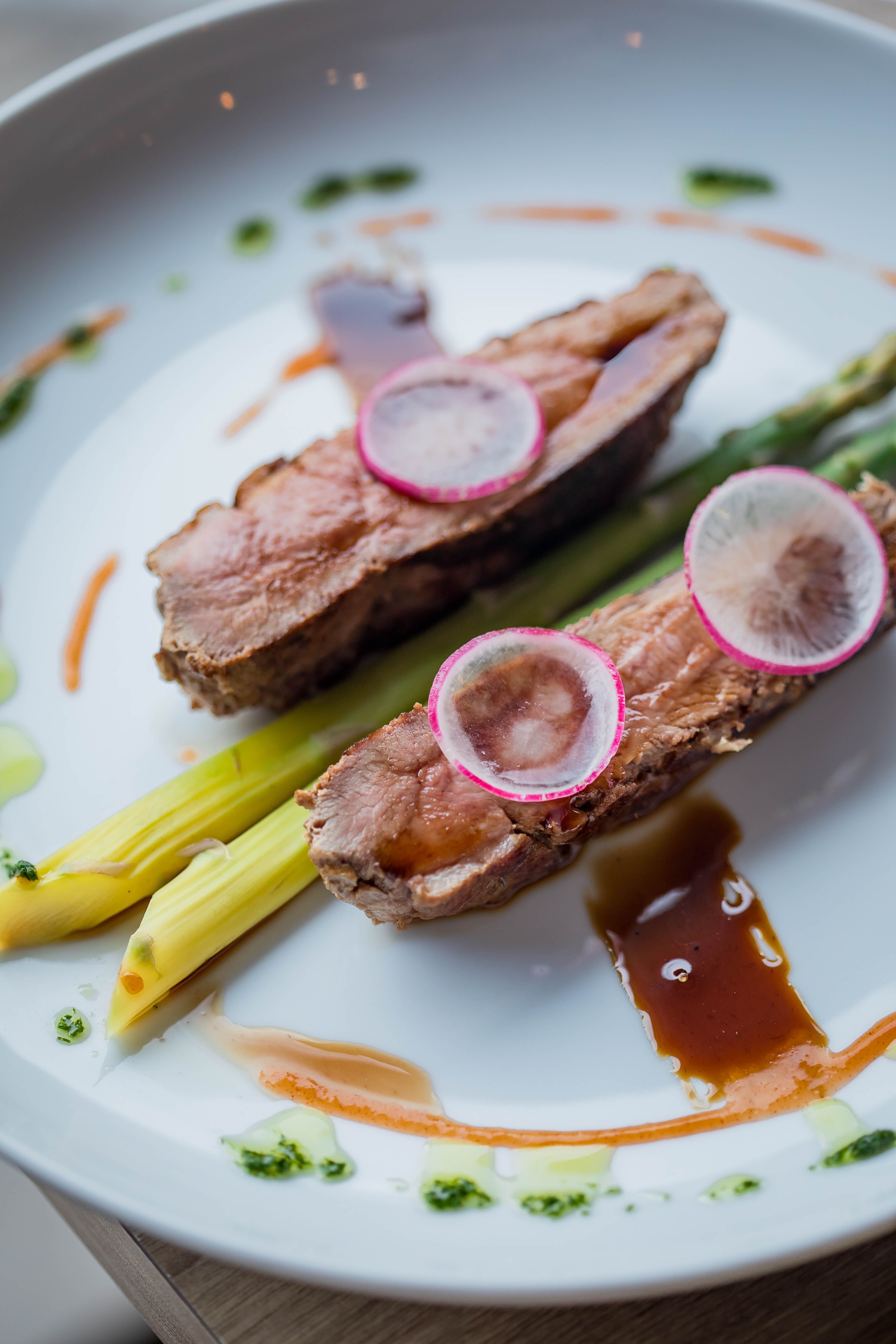Cast-Iron Smoked Duck with Roasted Apples