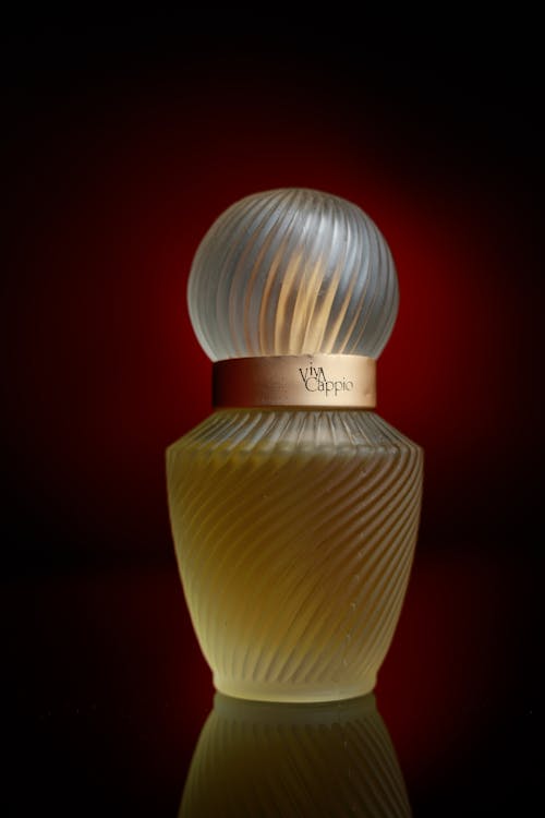 Close-Up Shot of Perfume Bottle