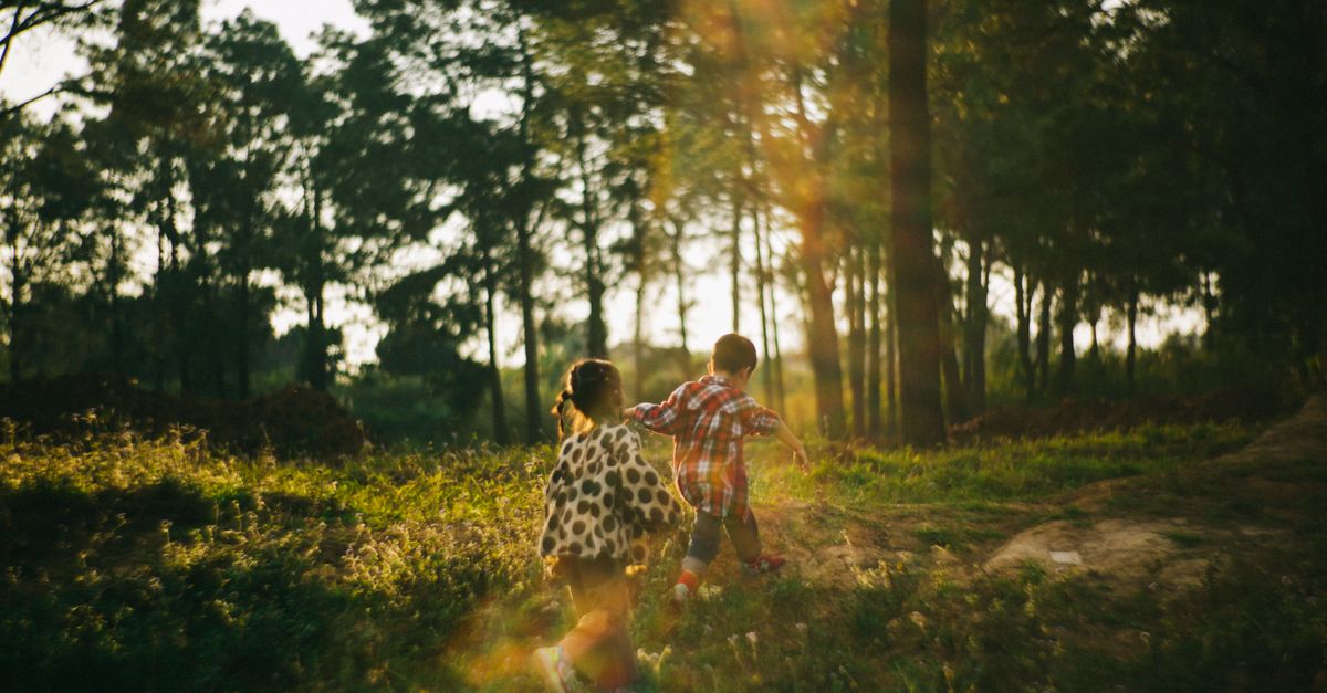 Children playing youth sports