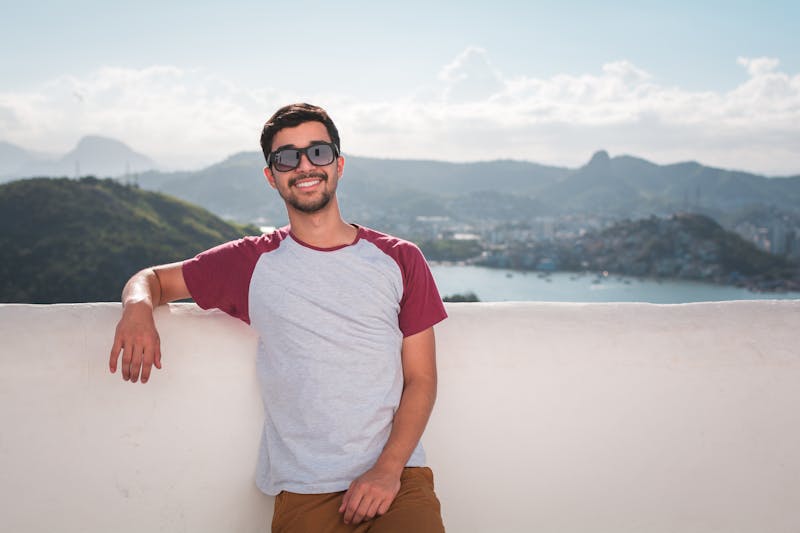 Young man with attitude pose