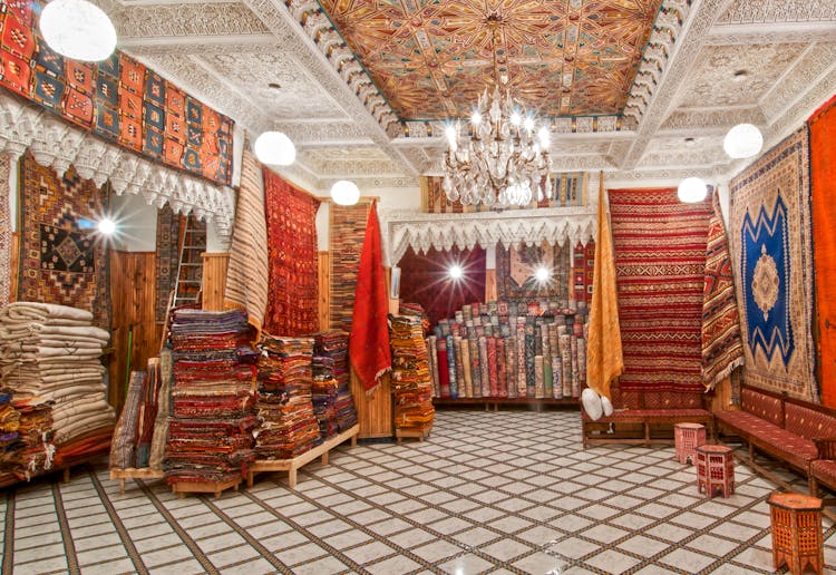 Carpets In Traditional Shop