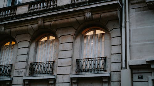 Balconies and Shutters on Facade