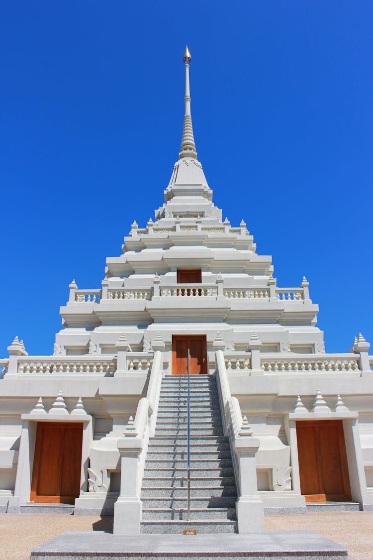 Wat Doi Dhamma Chedi Temple In Thailand 