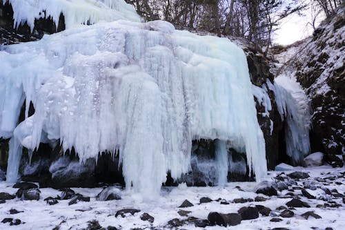 Foto d'estoc gratuïta de cascades, congelat, constipat