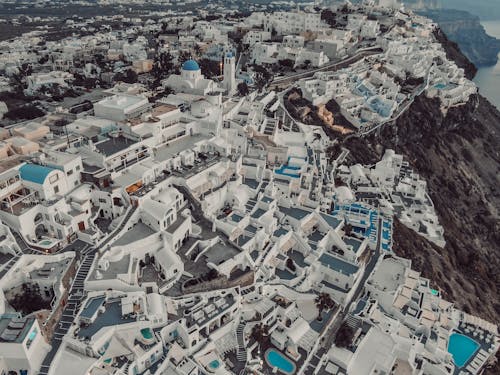 Aerial View of a Town