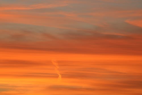 Clouds in the Orange Sky