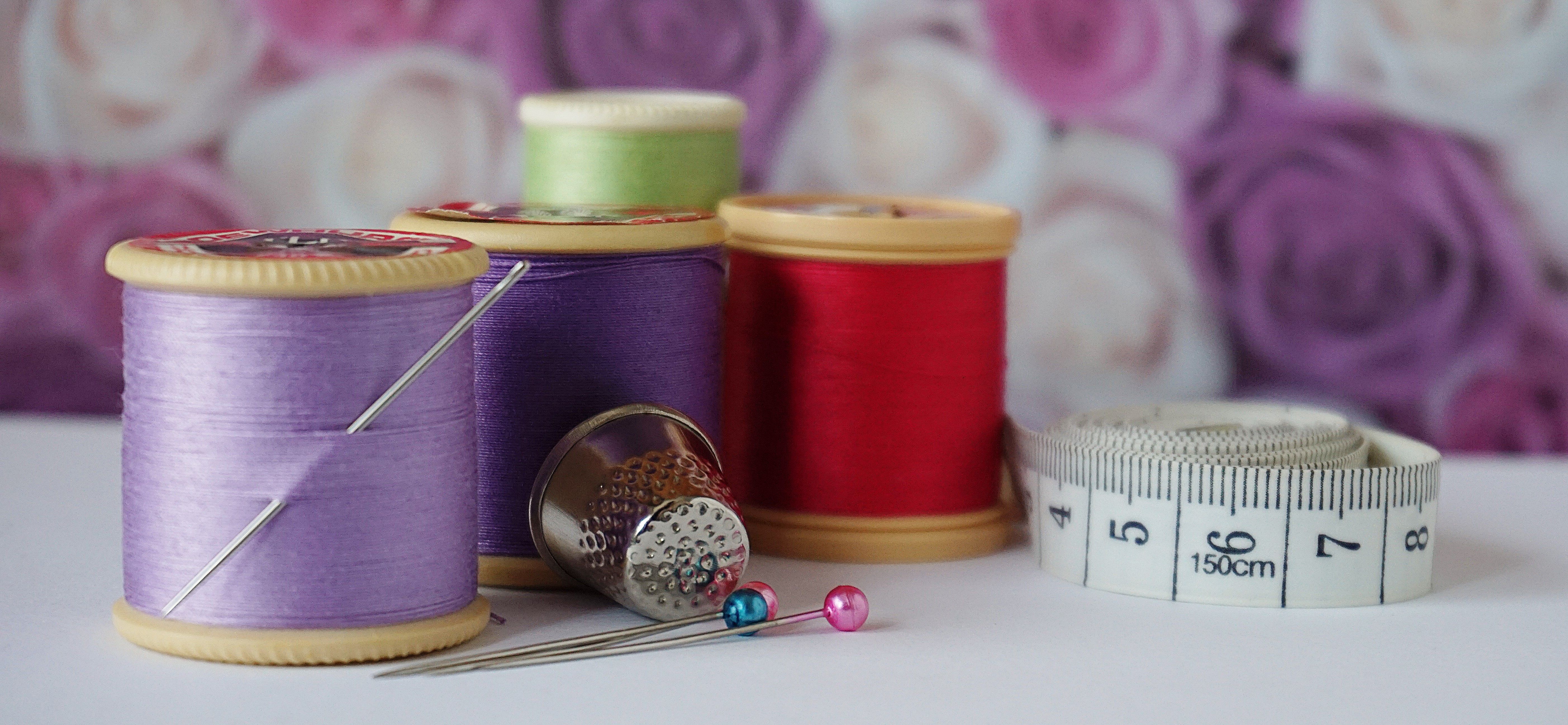 Free stock photo of cotton, cotton reels, cotton thread