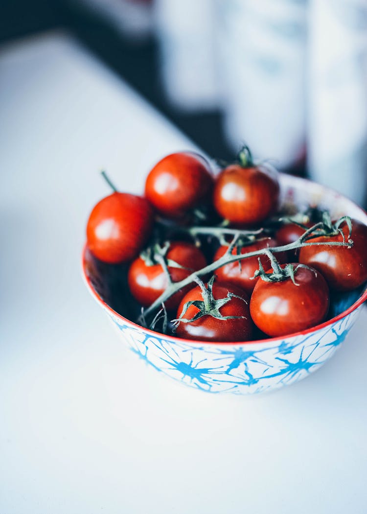 Bowl With Cherry Tomatoes 