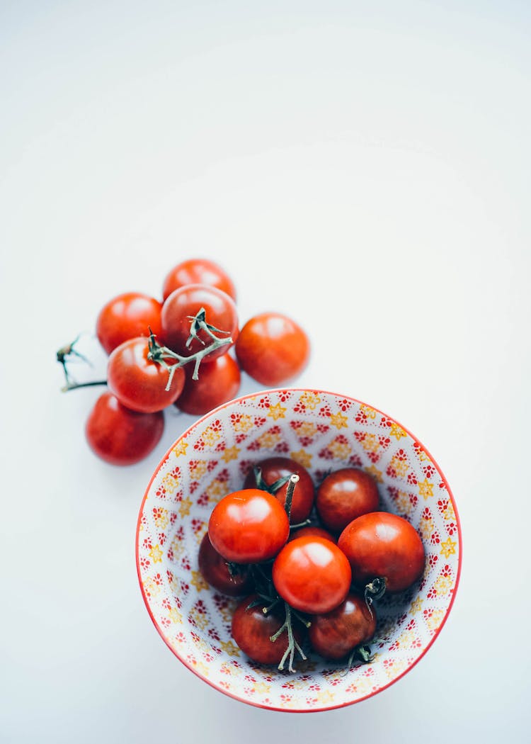 Cherry Tomatoes In A Bowl 