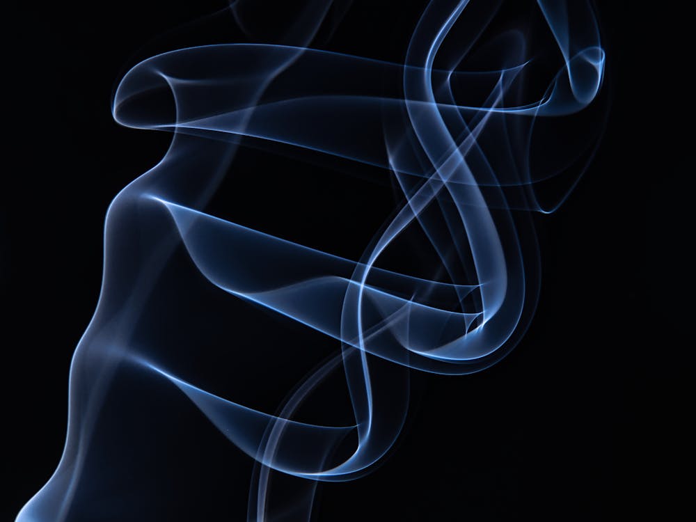 Blue Smoke Wallpaper