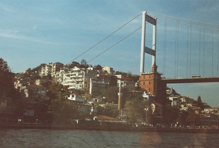 Fatih Sultan Mehmet Bridge In Istanbul, Turkey 