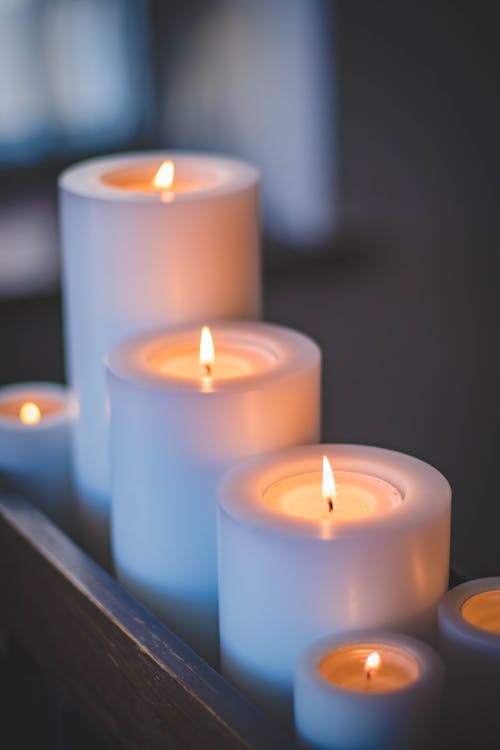 Free Selective Focus Photography of Candles Stock Photo