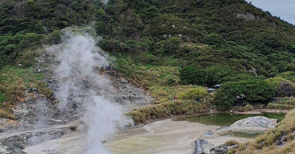 A Sulfur Spring on a Valley · Free Stock Photo