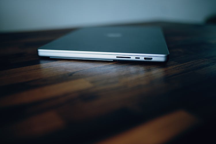 Close-Up Photo Of A Laptop With Ports