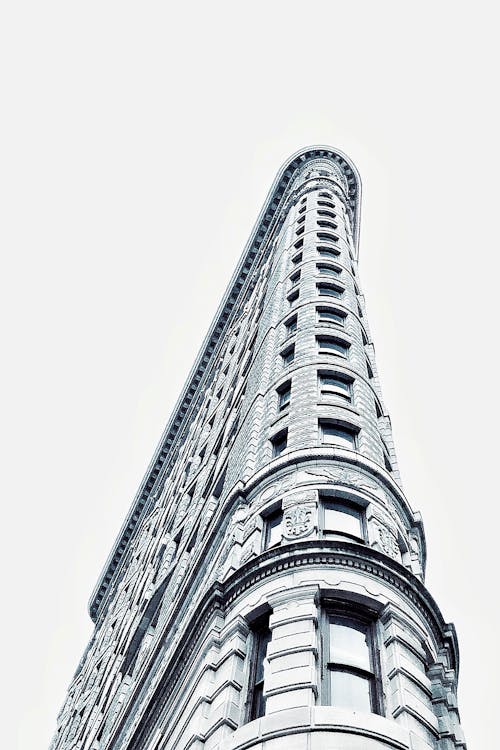 Flatiron Binası'Nın Düşük Açılı Fotoğrafı