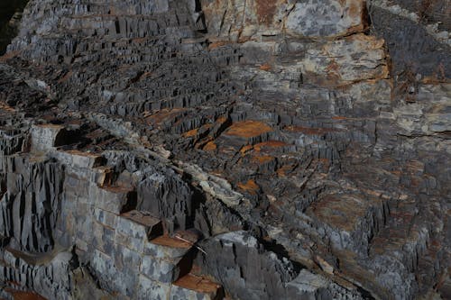 Stunning Terraced Rock Formation