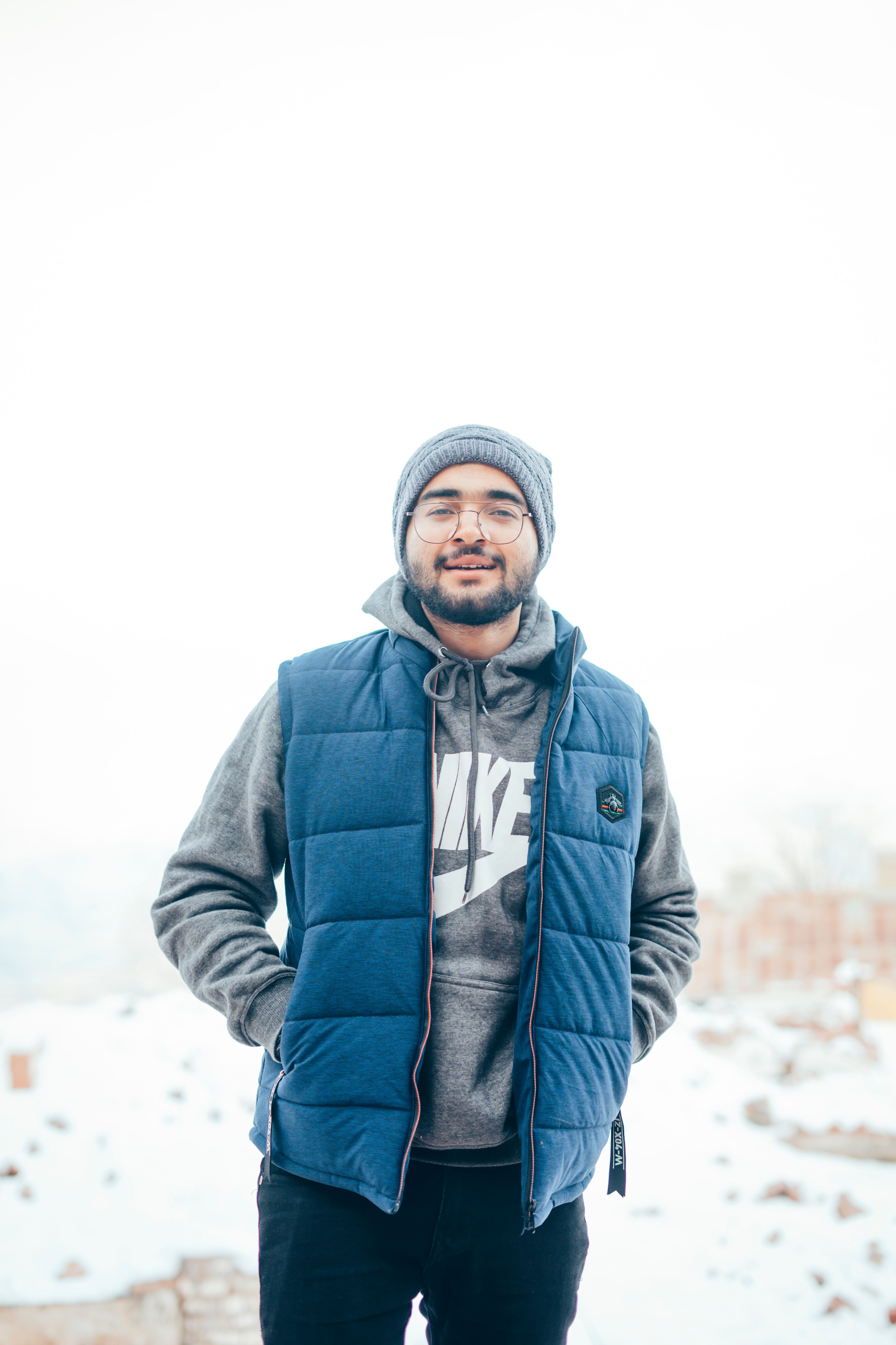 Blue Puffer Vest