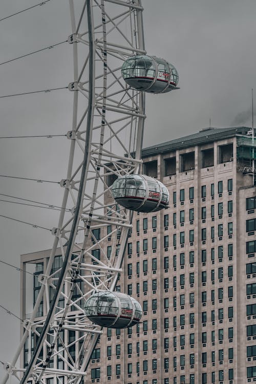 Free The London Eye in United Kingdom Stock Photo