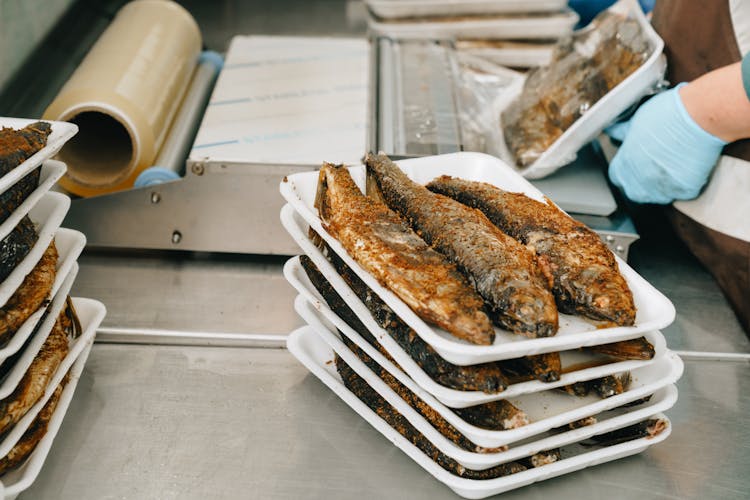 Preparing Fish For Serving