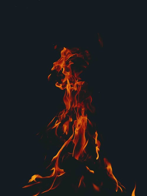 Бесплатное стоковое фото с костер, огонь