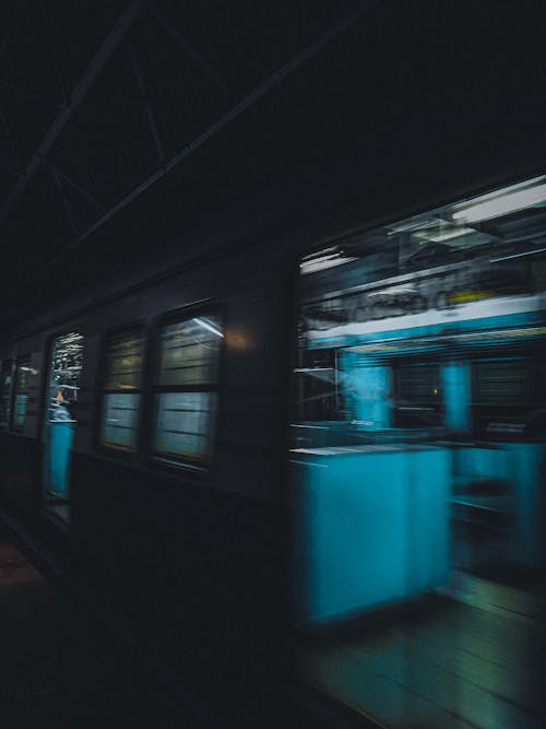 Blurred Metro Train