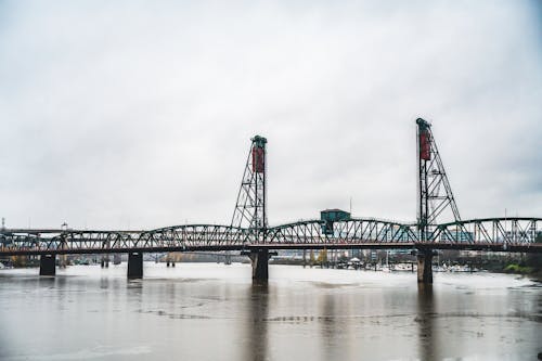 Photo of a Bridge Above a River