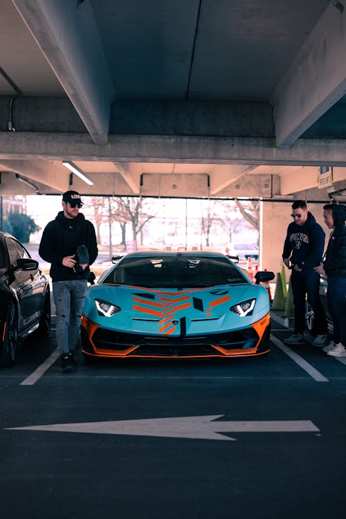 Základová fotografie zdarma na téma asfalt, auto, lamborghini aventador