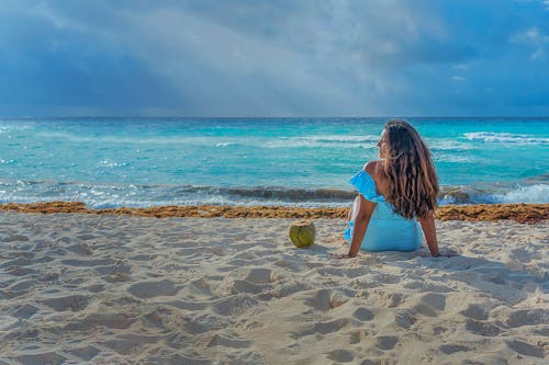 Gratis stockfoto met blauwe zee, cancun, strand