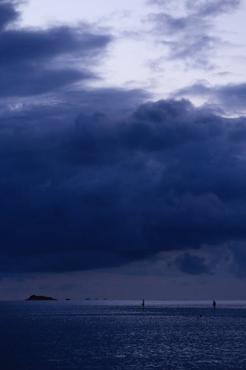 Sea Under Dark Clouds 