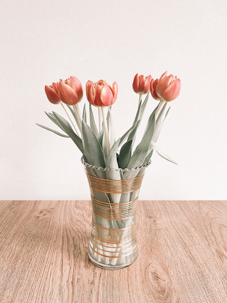 Tulips In Vase