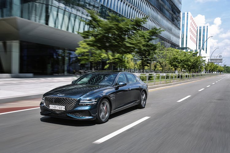 Genesis G80 Sport On Road