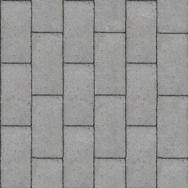 Seamless gray concrete paver texture ideal for backgrounds and designs.