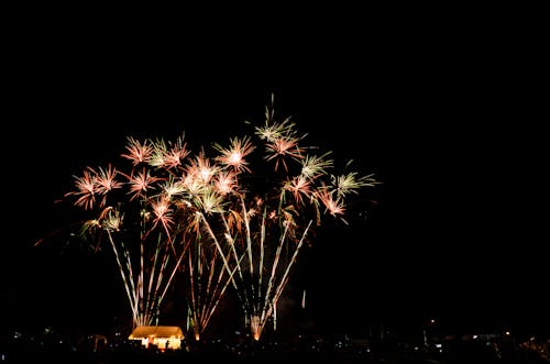 Fireworks Display during Night Time