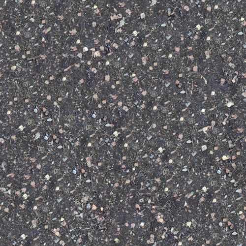 Free Detailed seamless texture of natural ground with pebbles and dried leaves, perfect for backgrounds. Stock Photo